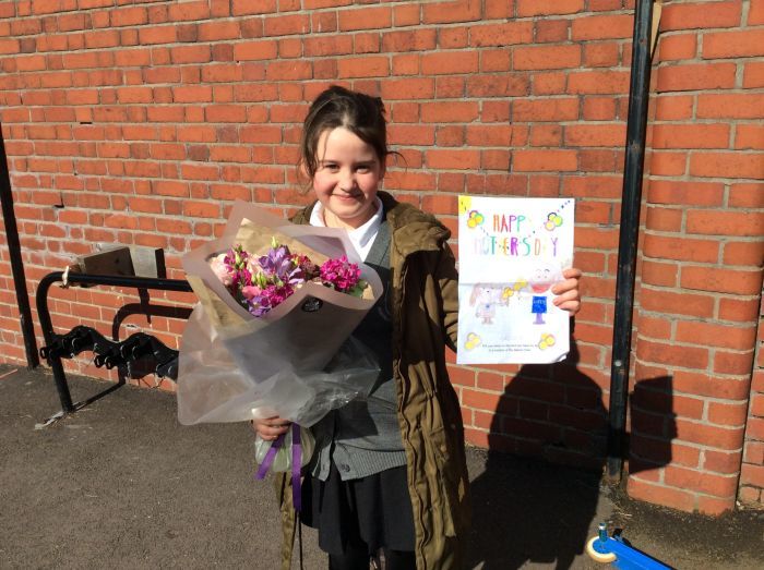 Matilda with her prize winning picture