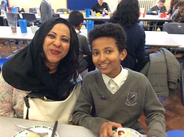 Yassin and mum