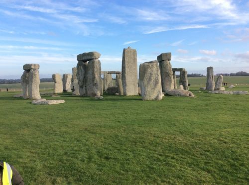 Stonehenge on a sunny day