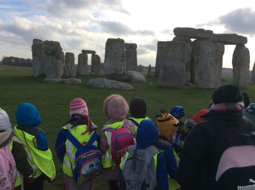 Years 3 and 4 at Stonehenge