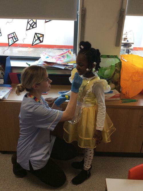 Working with the dental nurse