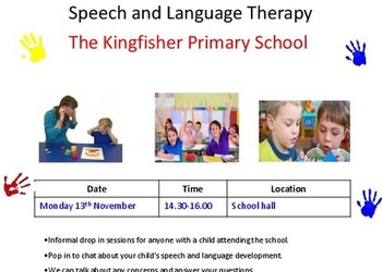 Speech & Language Drop-in Session 13th Nov